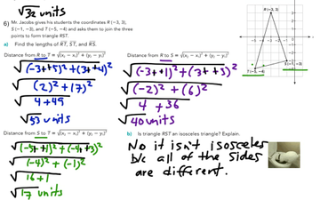 8th Grade Chapter 7 2 Understanding The Distance Formula Part 2