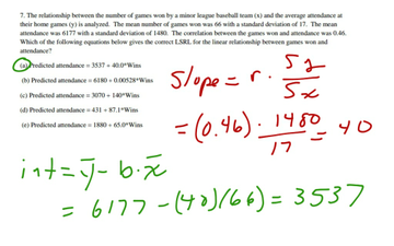Stat Exam 5 Preview Problems Explained | Educreations
