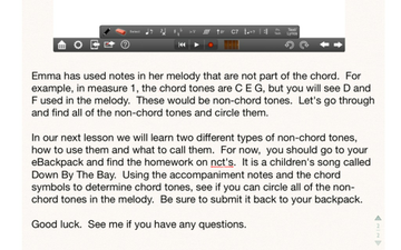 Non Chord Tones | Educreations