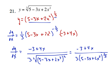 Derivative Rules RG #21 Chain Radicals | Educreations