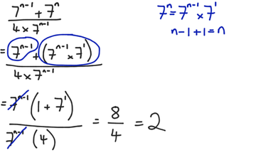 Factorising With Indices | Educreations