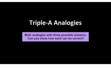 Triple-A Analogies | Educreations