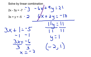 Linear Combination | Educreations