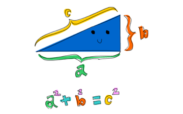 pythagorean theorem clipart