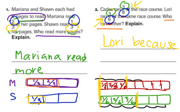 9.1 Problem Solving Comparing Fractions | Educreations