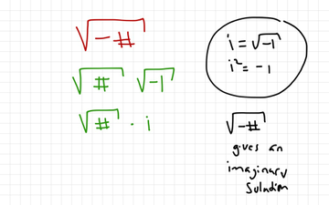 is it possible to take the square root of a negative number