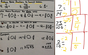 Reducing Fractions In 2 Minutes | Educreations