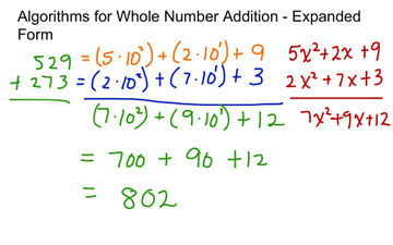 Algorithms for Whole Number Addition - Expanded Form | Educreations