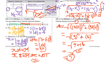 1-2 Line Segments and Distance | Educreations