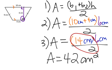 Area Of Trapezoids | Educreations