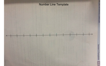 Number Line Template | Educreations