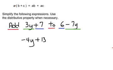 Using The Distributive Property To Write Equivalent Expressions ...