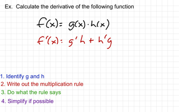 Sec 2-2 Derivative - Multiplication Rule | Educreations