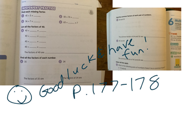 4th Grade MIF PART 2 Ch Lesson 5 Factors | Educreations