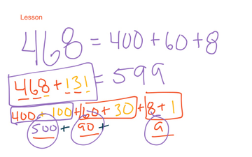 Adding 2 - 3 Digit Numbers | Educreations