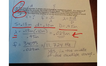 Two Source Interference | Educreations