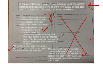 What are commentary sentences picture