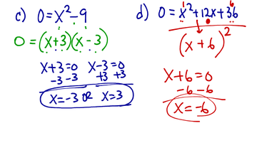 Factor and using the Zero Product Property | Educreations