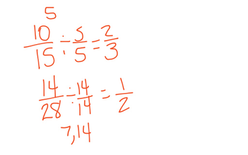 Math Lesson 7-5 Find Equivalent Fractions Using Division | Educreations