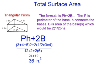 tsa of prism with square base