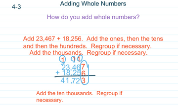4-3 Adding Whole Numbers | Educreations