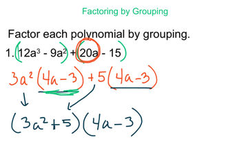 Factor By Grouping | Educreations