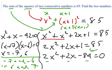 Sum Of The Squares Word Problem | Educreations