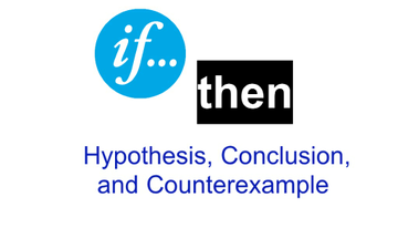 Hypothesis, Conclusion, and Counerexample | Educreations