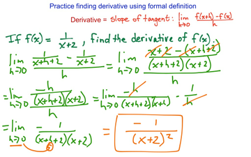 Practice Finding Derivative #2 | Educreations