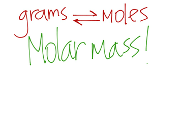 Grams To Moles And Moles To Grams | Educreations