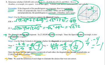 homework 5 rhombi and squares