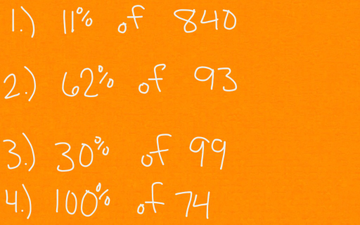 6-4 Finding Percent Of A Number | Educreations