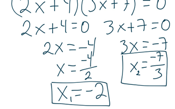Solución De Ecuaciones Cuadráticas Completas De La Forma ax2+bx+c=0 ...