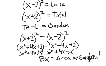 Algebra 1 - Lesson 7.9 - Special Products of Binomials | Educreations