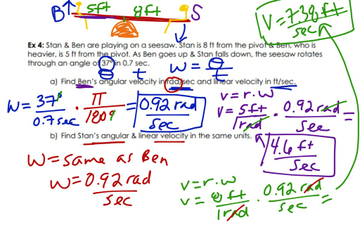 4.1C: Linear & Angular Velocity of Rotating Objects | Educreations