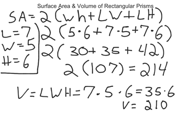 lateral area for rectangular prism formula