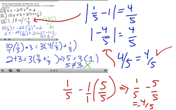Florida General Knowledge Test Math Prep, Part 22 | Educreations